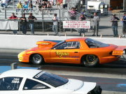 ORANGE FIREBIRD with flames on the front 